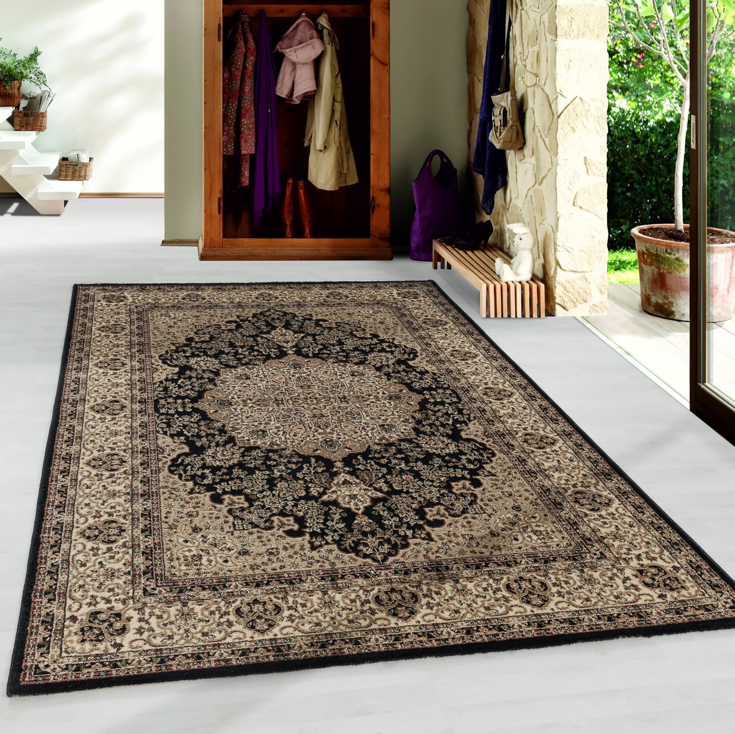Teppich KASHMIR 2608 Black