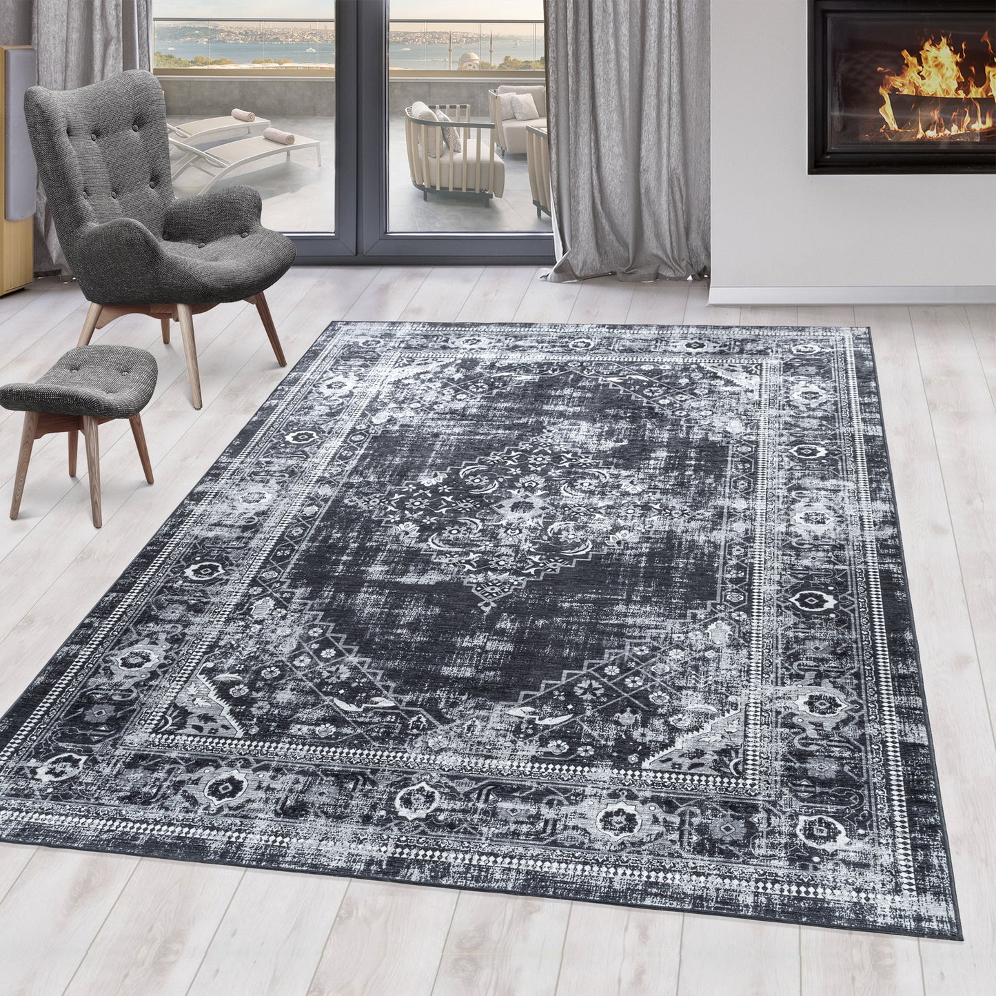 Teppich FIESTA 4301 Black