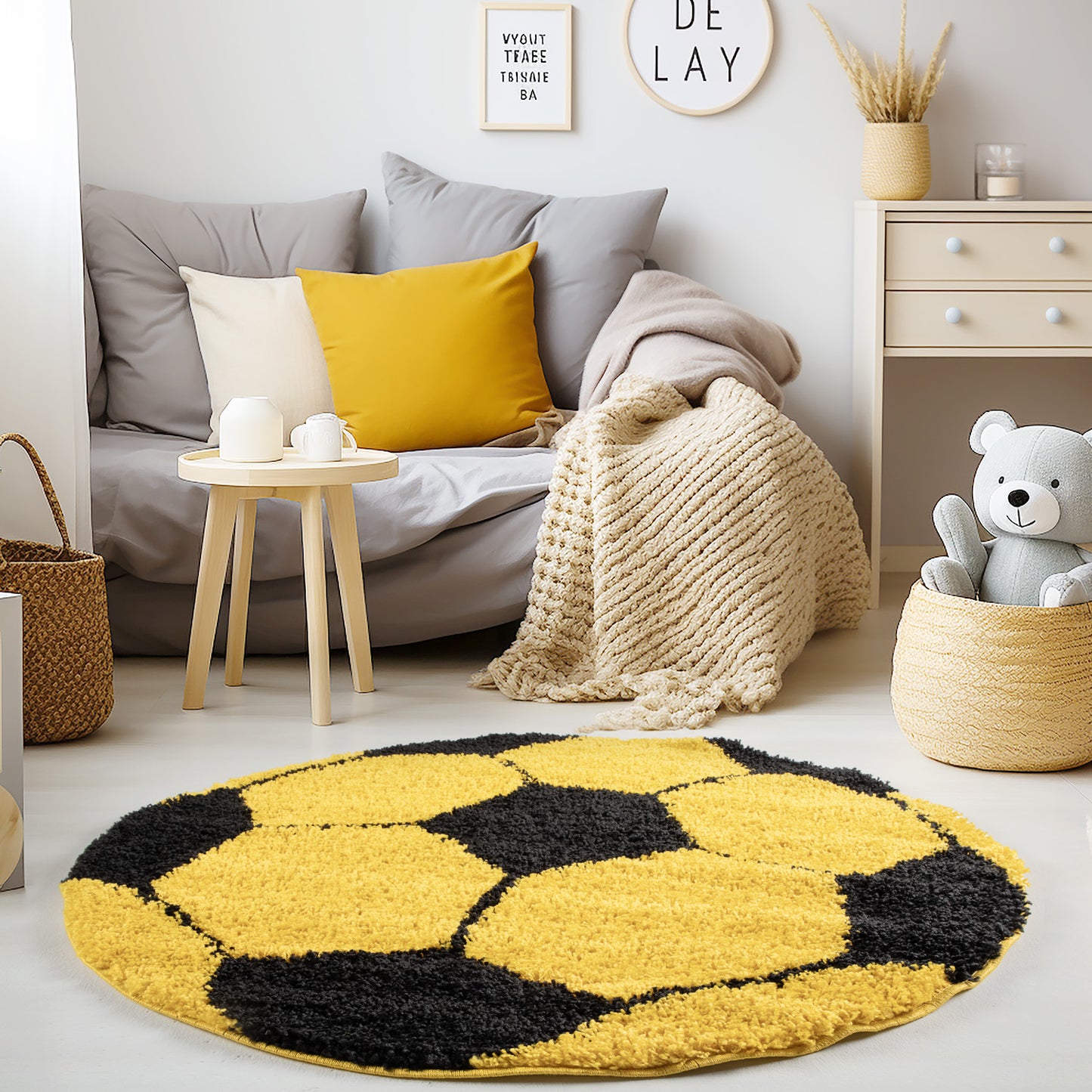 Teppich Fun 6001 Yellow