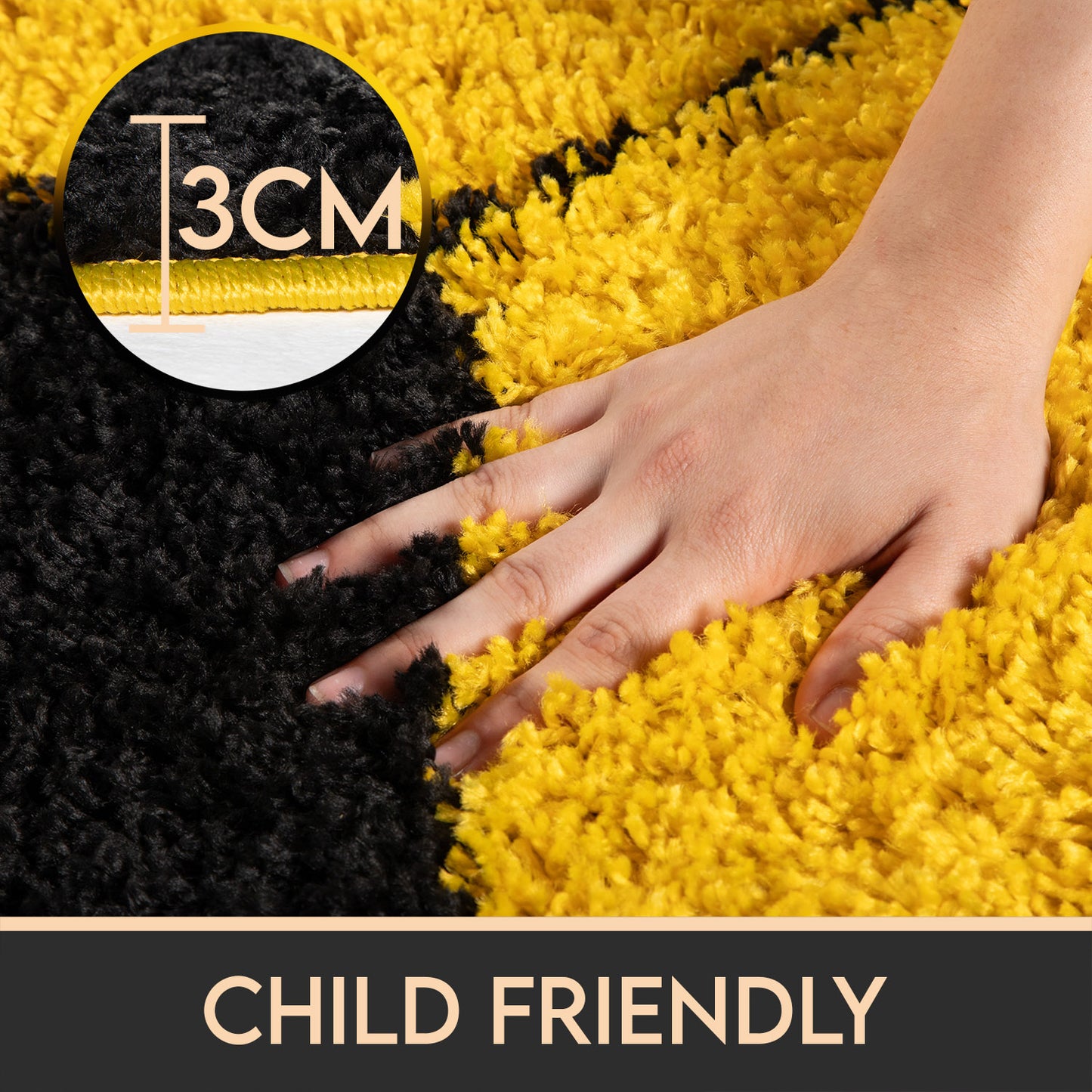 Teppich Fun 6001 Yellow