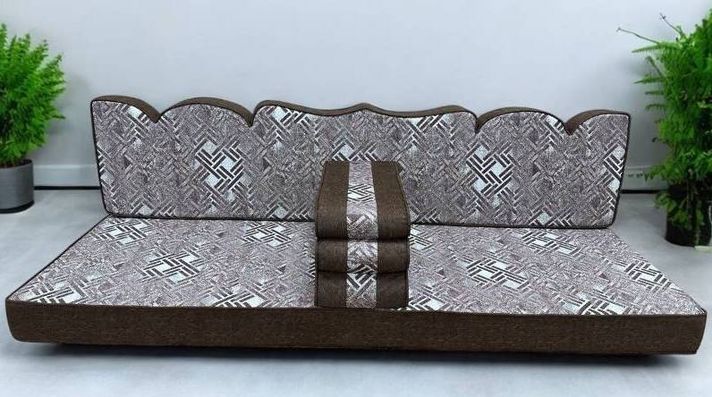 3 Teilige Set Sark Kösesi Orientalische Sitzecke,Sitzkissen Set Braun 190cm