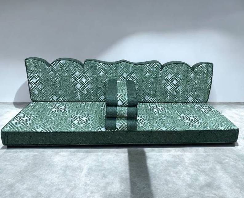 3 Teilige Set Sark Kösesi Orientalische Sitzecke,Sitzkissen Set Grün 190cm