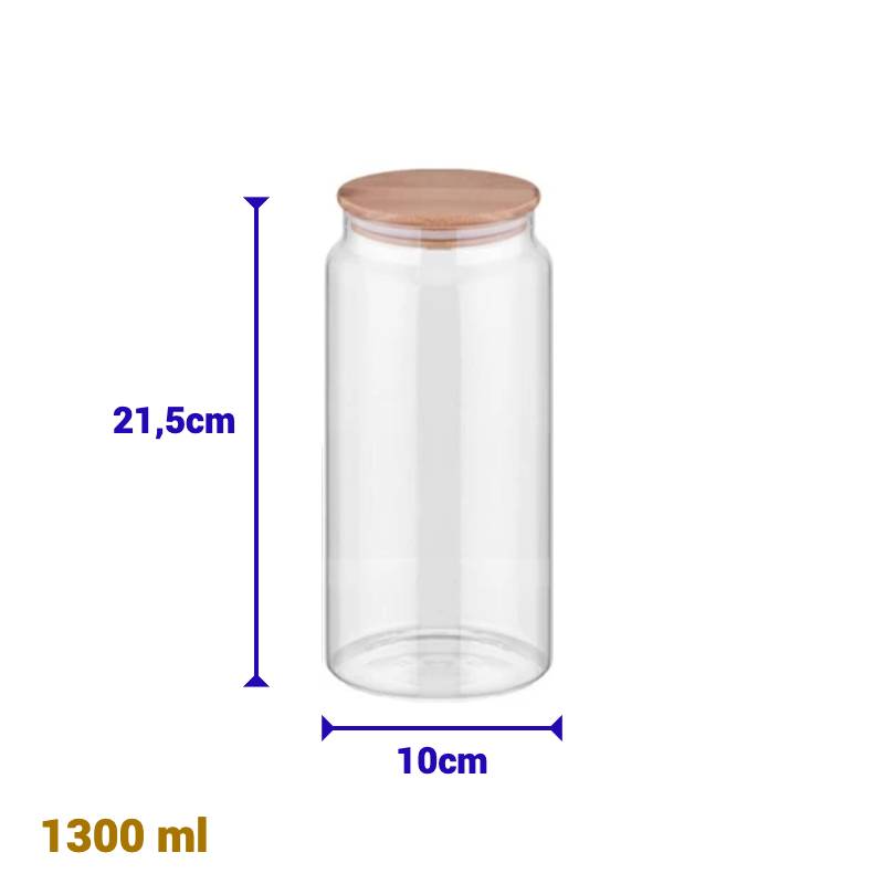 Vorratsgläser Mit Deckel, 3er Set Vorratsdosen Glas Mit Deckel Luftdicht 1300ml
