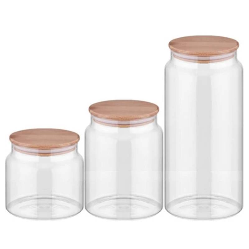 Vorratsgläser Mit Deckel, 9er Set Vorratsdosen Glas Mit Deckel Luftdicht
