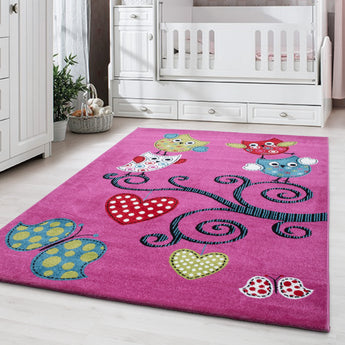 Kids Modern Designer Kinder Teppich 420L | Weich Pflegeleicht & Strapazierfähig | 11 mm Flor 100 % Polypropylen