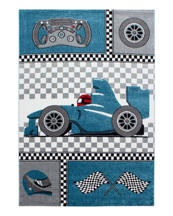 Kids Modern Designer Kinder Teppich 460B | Weich Pflegeleicht & Strapazierfähig | 11 mm Flor 100 % Polypropylen