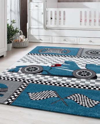 Kids Modern Designer Kinder Teppich 460B | Weich Pflegeleicht & Strapazierfähig | 11 mm Flor 100 % Polypropylen