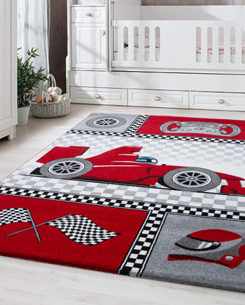 Kids Modern Designer Kinder Teppich 460R | Weich Pflegeleicht & Strapazierfähig | 11 mm Flor 100 % Polypropylen