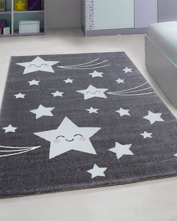 Kids Modern Designer Kinder Teppich 610G | Weich Pflegeleicht & Strapazierfähig | 11 mm Flor 100 % Polypropylen