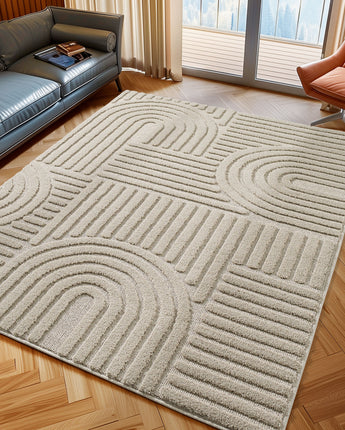Art Indoor Teppich | Weich Modern & Pflegeleicht | 16 mm Flor Jute-Rücken