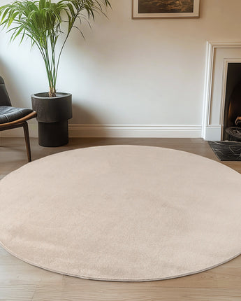 Joy Indoor Teppich | Weich Anti-Rutsch Modern | 100 % Polyester 11 mm Flor 160cm Rund