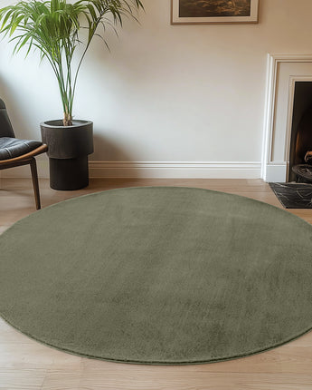 Joy Indoor Teppich | Weich Anti-Rutsch Modern | 100 % Polyester 11 mm Flor 160cm Rund