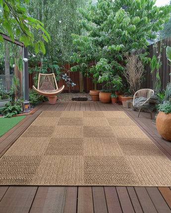 Timber Outdoor/Indoor Teppich | Robust Wetterfest & Pflegeleicht | 5 mm Flach