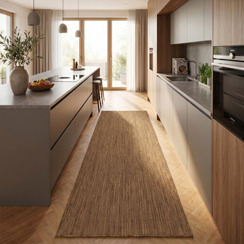 MIRA In- und Outdoorteppich 1450 Brown – Modern Pflegeleicht Balkon Terrasse und Wohnen