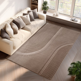Pompei Teppich 1612 – Weich Modern & Pflegeleicht | 100 % Microfaser 12 mm Flor Indoor