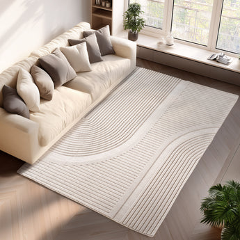 Pompei Teppich 1612 – Weich Modern & Pflegeleicht | 100 % Microfaser 12 mm Flor Indoor