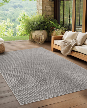 Ibiza Outdoor/Indoor Teppich 1901 | Wetterfest Modern & Pflegeleicht | 5 mm Flach