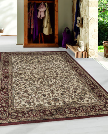 Kashmir Klassisch Teppich 2604 | Weich Pflegeleicht & Strapazierfähig | 9 mm Flor 100 % Polypropylen