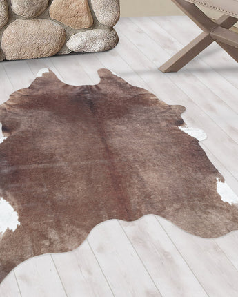 Etosha Fellimitat Teppich 4112 | Waschbar Weich & Pflegeleicht | 7 mm Flor 100 % Polyester
