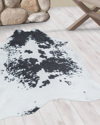 Etosha Fellimitat Teppich 4113 | Waschbar Weich & Pflegeleicht | 7 mm Flor 100 % Polyester