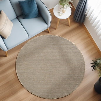 Loom Teppich | Modern Weich & Pflegeleicht | 7 mm Flor 100 % Polypropylen Heatset 160cm Rund