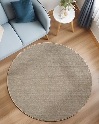 Loom Teppich | Modern Weich & Pflegeleicht | 7 mm Flor 100 % Polypropylen Heatset 160cm Rund