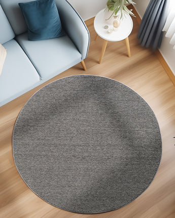 Loom Teppich | Modern Weich & Pflegeleicht | 7 mm Flor 100 % Polypropylen Heatset 120cm Rund