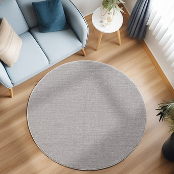 Loom Teppich | Modern Weich & Pflegeleicht | 7 mm Flor 100 % Polypropylen Heatset 120cm Rund
