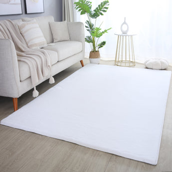 Pouffy Plüsch Teppich Hochflor – Weich & Flauschig – Wohnzimmer Schlafzimmer Kinderzimmer