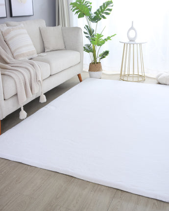 Pouffy Plüsch Teppich Hochflor – Weich & Flauschig – Wohnzimmer Schlafzimmer Kinderzimmer