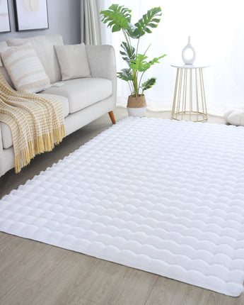 Ambiance 3D Optik Plüsch Teppich | Weich Luxuriös & Pflegeleicht | 25 mm Flor