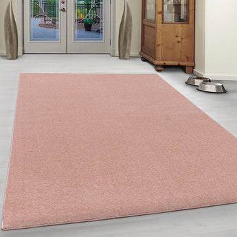 Ata Einfarbig Kurzflor Teppich | Weich Pflegeleicht & Strapazierfähig | 15 mm Flor 100 % Polypropylen