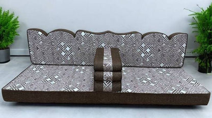3 Teilige Set Sark Kösesi Orientalische Sitzecke,Sitzkissen Set Braun 190cm