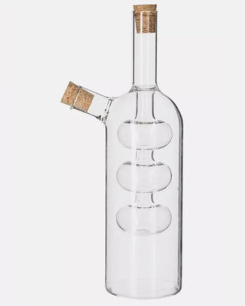 Öl- und Essigflasche, Ölkaraffe, Essigspender, Glas (SY-02)