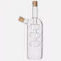 Öl- und Essigflasche, Ölkaraffe, Essigspender, Glas (SY-02)