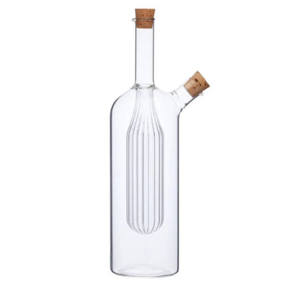 Öl- und Essigflasche, Ölkaraffe, Essigspender, Glas (SY-03)