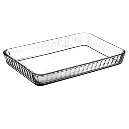 Pasabahce 59204 Borcam Auflaufform und Form, rechteckig, Glas, 40 x 27 cm