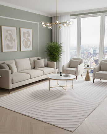 Doha Outdoor/Indoor Teppich | Modern Wetterfest & Pflegeleicht | 4 mm Flach 280x370cm