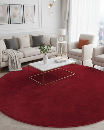Pouffy Plüsch Teppich Hochflor – Weich & Flauschig – Wohnzimmer Schlafzimmer Kinderzimmer Rund 200cm