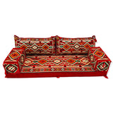 13 Teilige Set Sark Kösesi Orientalische Sitzecke,Sitzkissen Set Rot