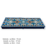 Sark Sitzkissen, Matratze 70x190cm Blau
