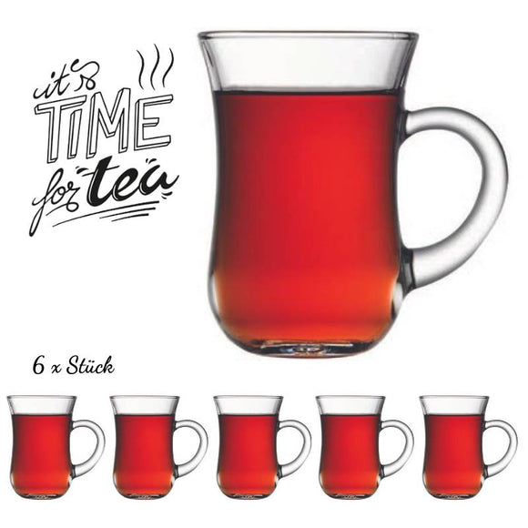 6 Stück Tee Gläser  Pasabahce Keyif