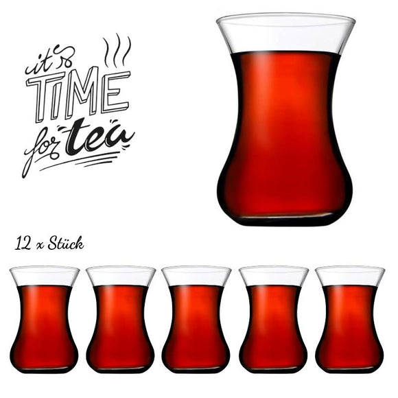 12 Stück Tee Gläser  Pasabahce Incebel