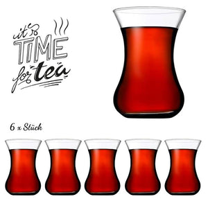 6 Stück Tee Gläser  Pasabahce Incebel