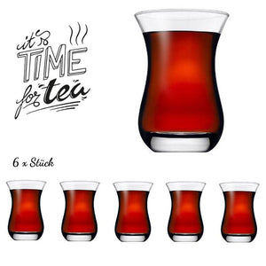 6 Stück Tee Gläser  Pasabahce Aida